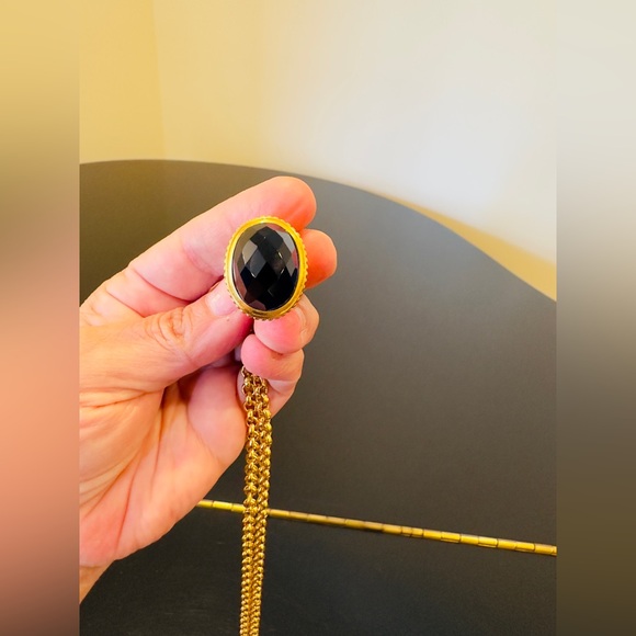 NWT Authentic Rare Luxury Minimalist Julie Vos Sapphire Blue Statement Necklace - Picture 12 of 17